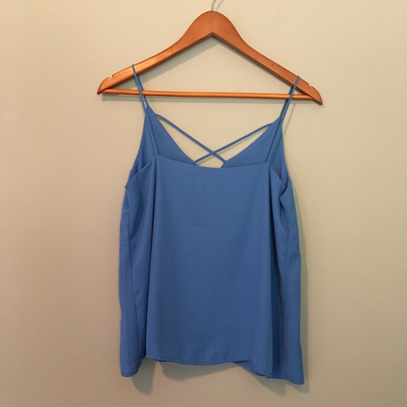 From Paris Sleeveless Top with Crisscross V Front - Picture 4 of 6